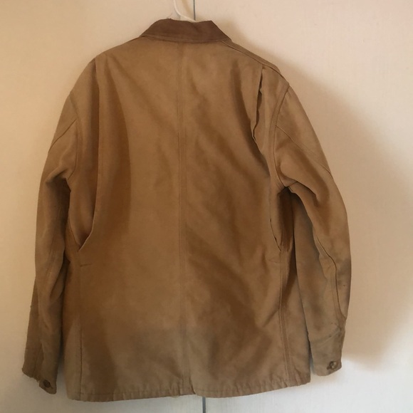 Men’s VTG Y2k thrashed carhartt corduroy collar blanket lined jacket - Picture 10 of 15